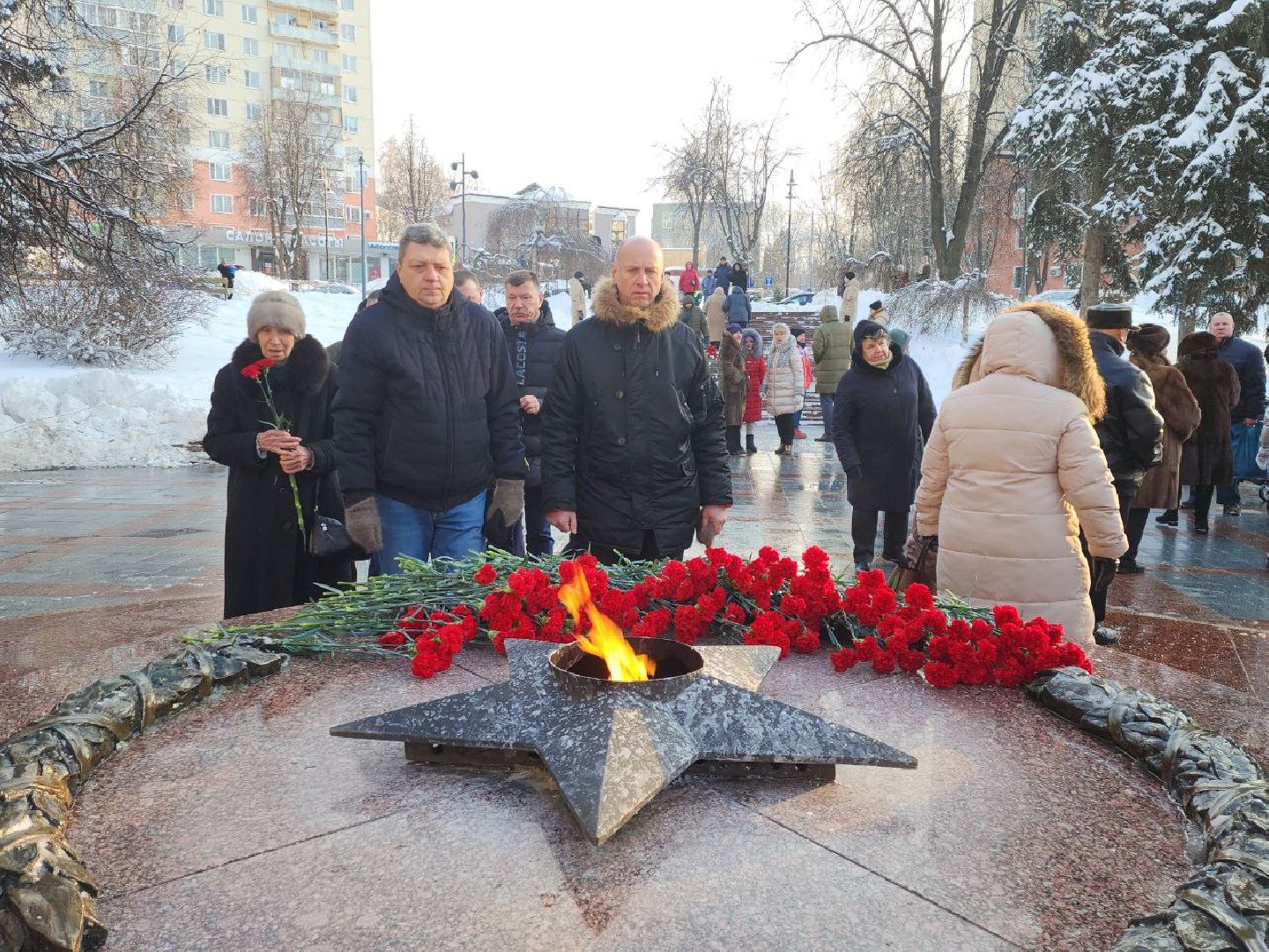 аллея славы, день памяти, возложение цветов, видное, герои,
