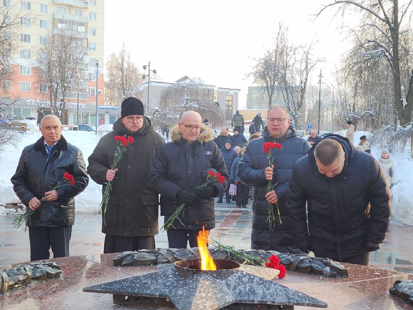 аллея славы, день памяти, возложение цветов, видное, герои,