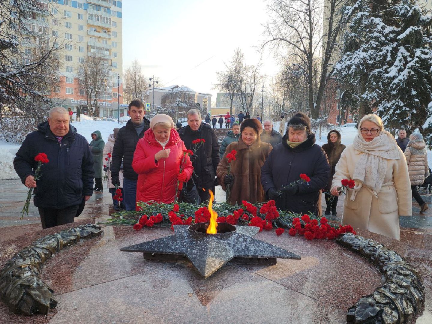 аллея славы, день памяти, возложение цветов, видное, герои,