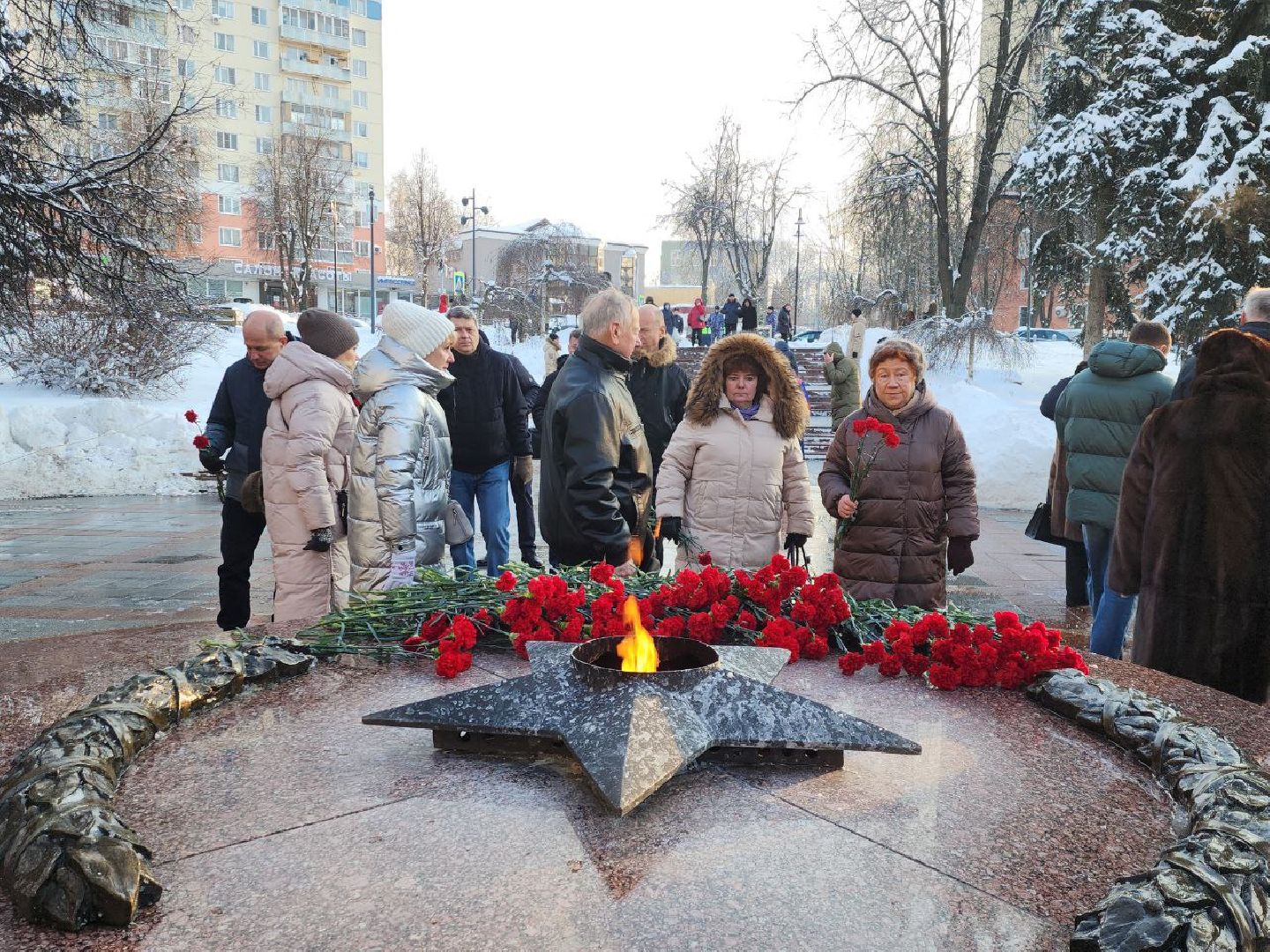 аллея славы, день памяти, возложение цветов, видное, герои,