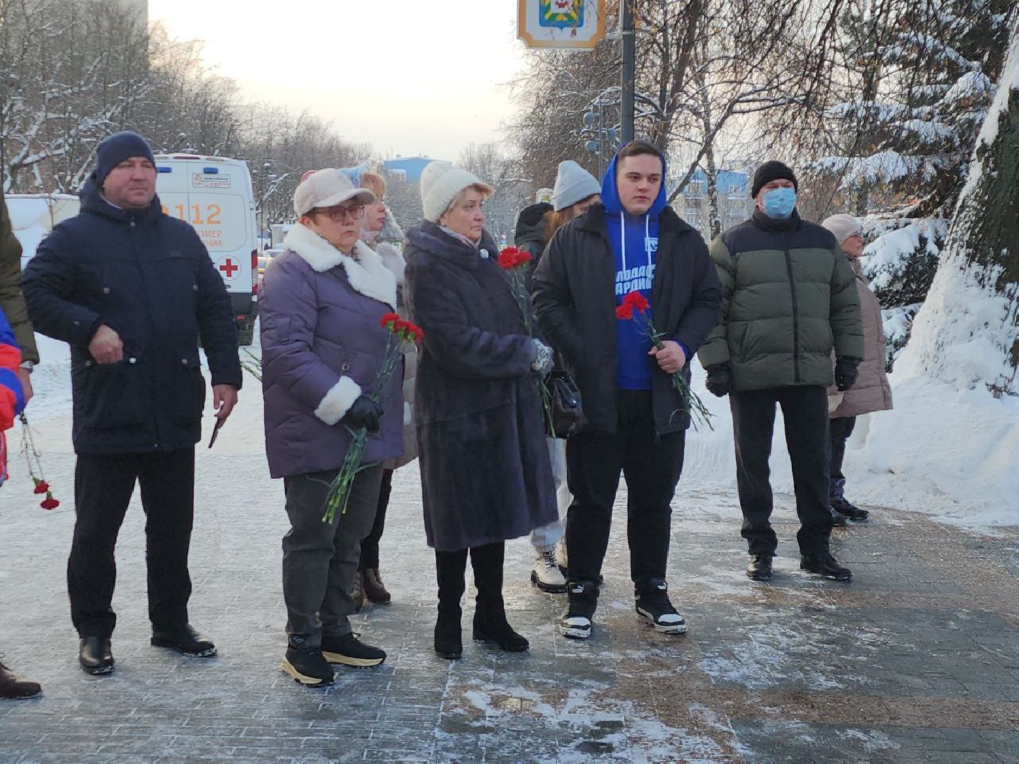 аллея славы, день памяти, возложение цветов, видное, герои,