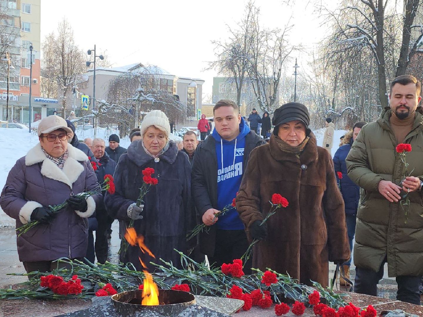 аллея славы, день памяти, возложение цветов, видное, герои,