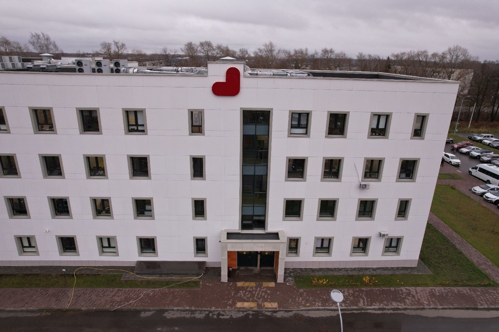 подлипки, коломна, видео с коптера, поликлиника,