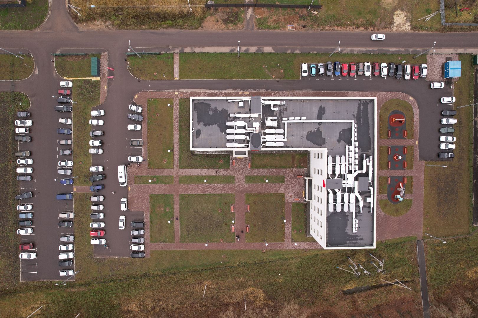 подлипки, коломна, видео с коптера, поликлиника,