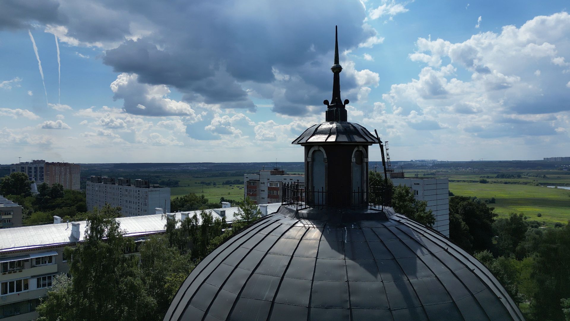 петровское, лыткарино, видео с коптера,