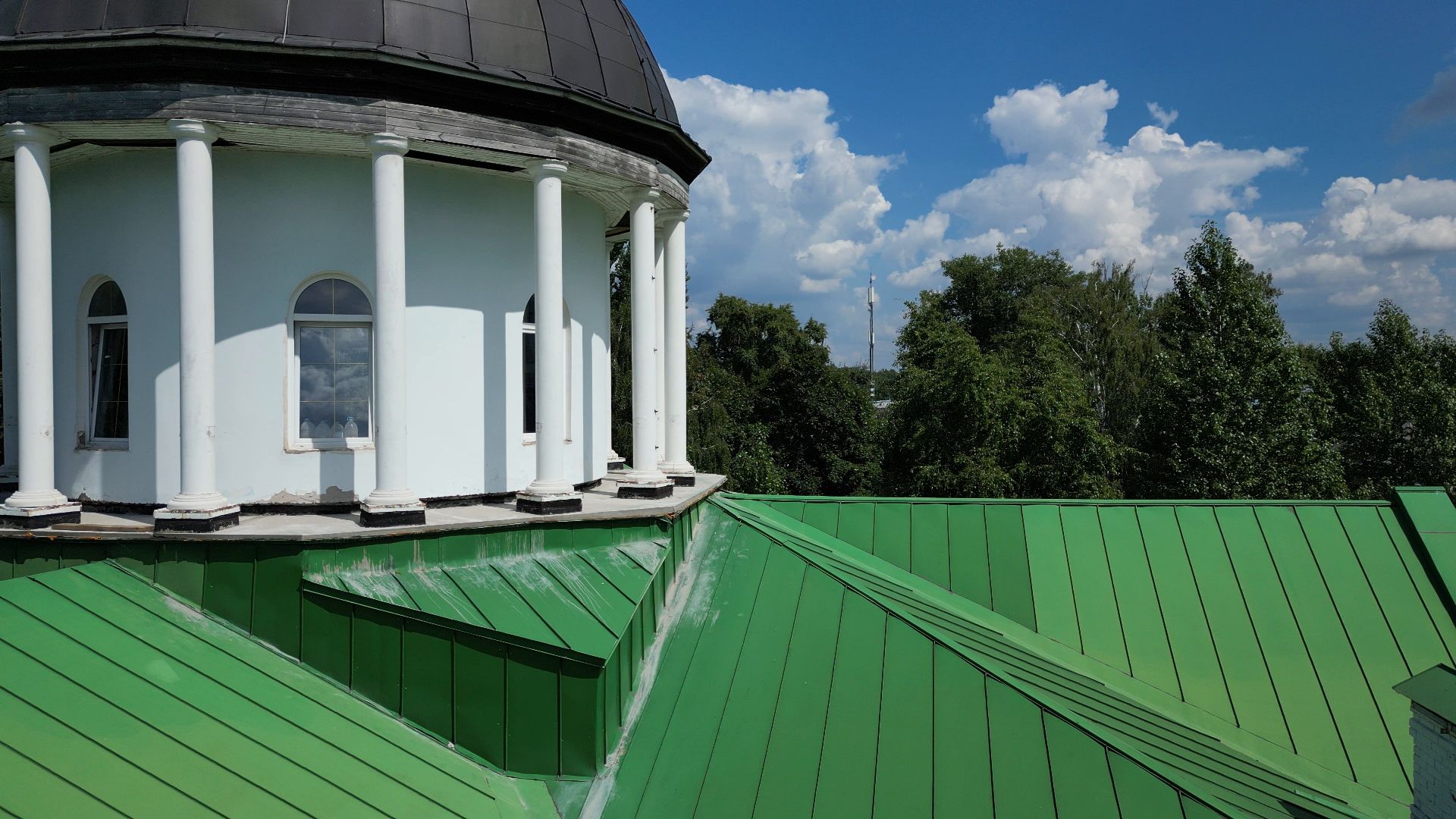 петровское, лыткарино, видео с коптера,