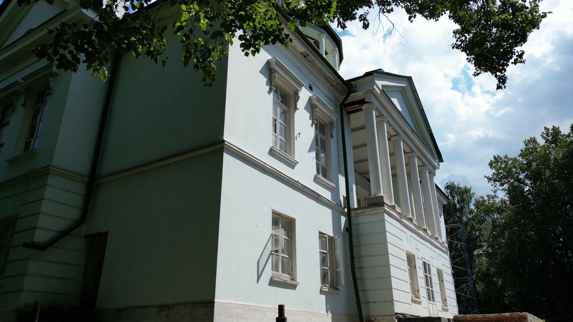 петровское, лыткарино, видео с коптера,