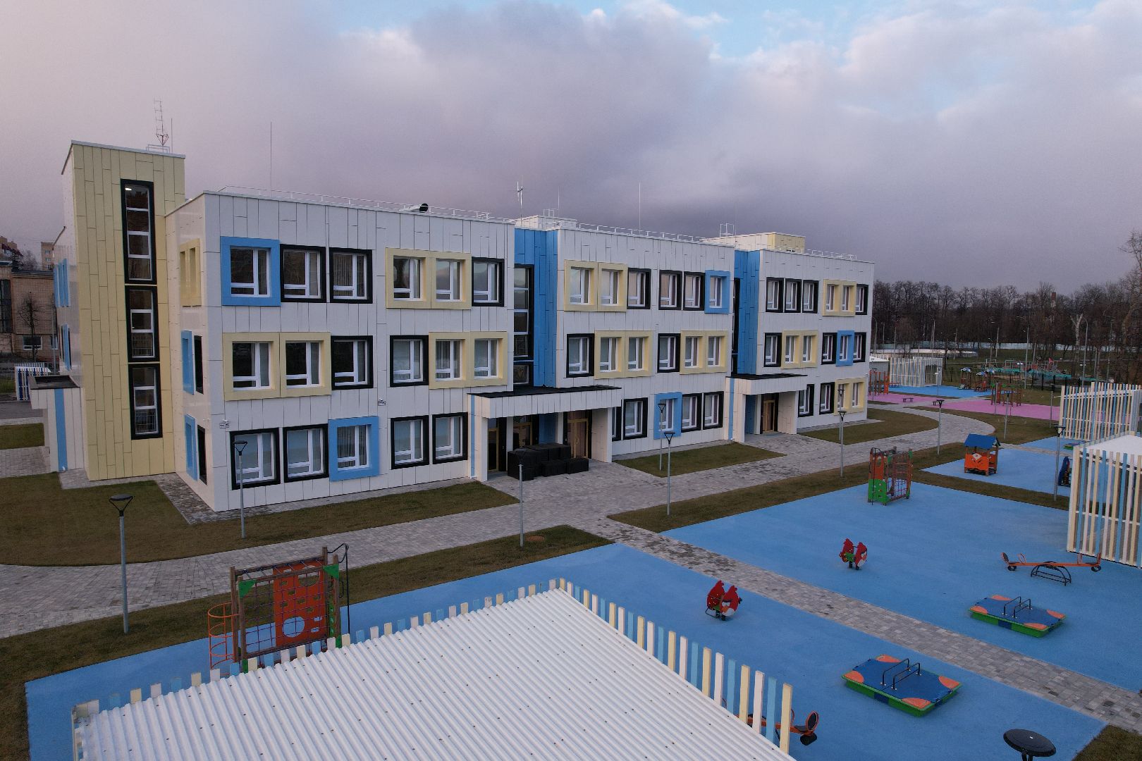 видео с коптера, сад, серпухов,