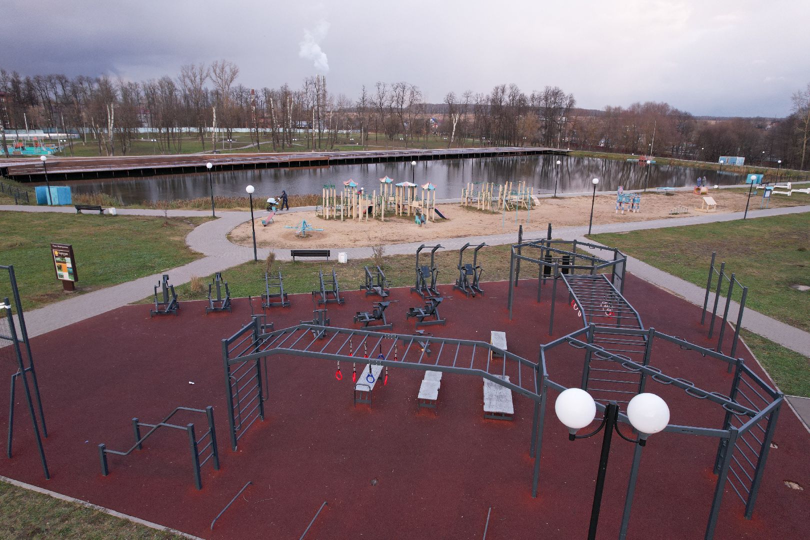 видео с коптера, сад, серпухов,