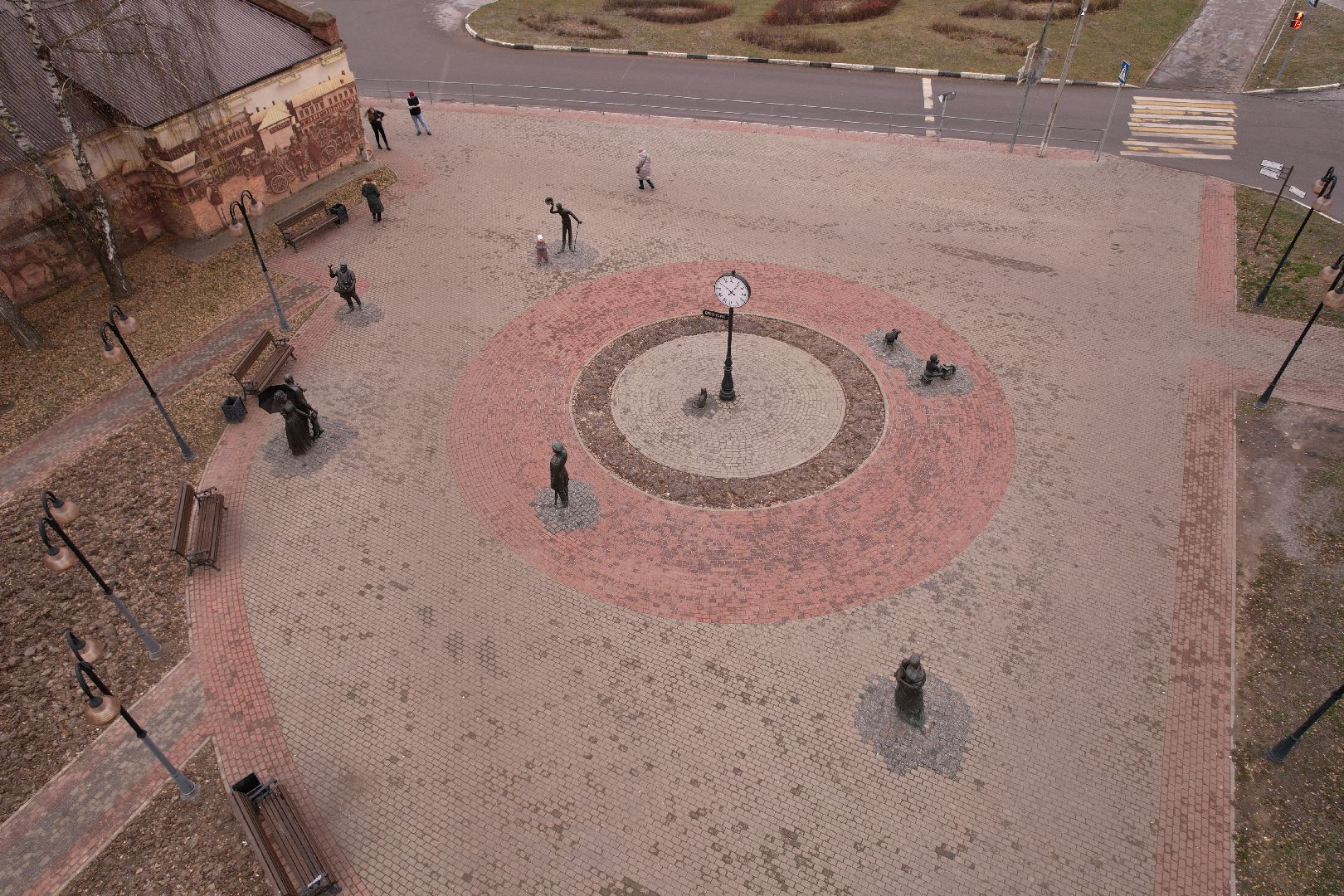 видео с коптера, ярмарка, серпухов,