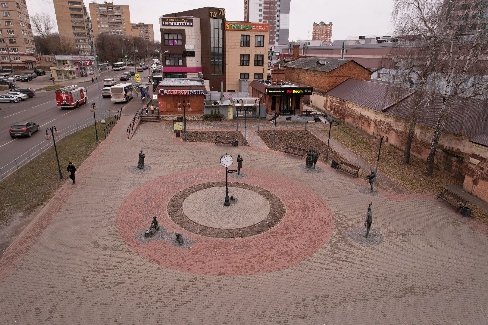 видео с коптера, ярмарка, серпухов,