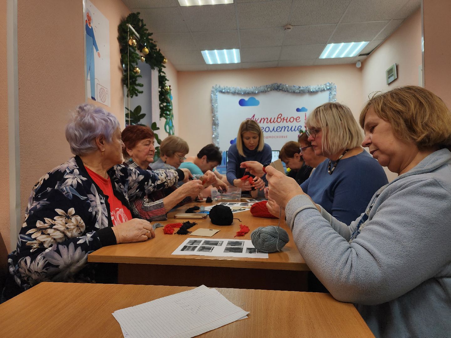 Активное долголетие, долголеты, новый год, Ногинск, Богородский городской округ,