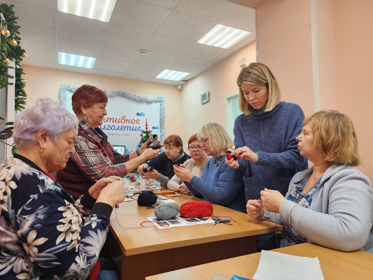 Активное долголетие, долголеты, новый год, Ногинск, Богородский городской округ,
