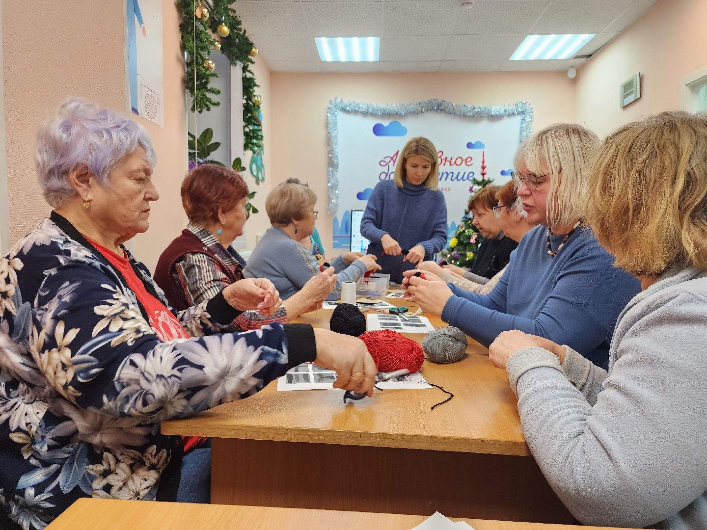 Активное долголетие, долголеты, новый год, Ногинск, Богородский городской округ,
