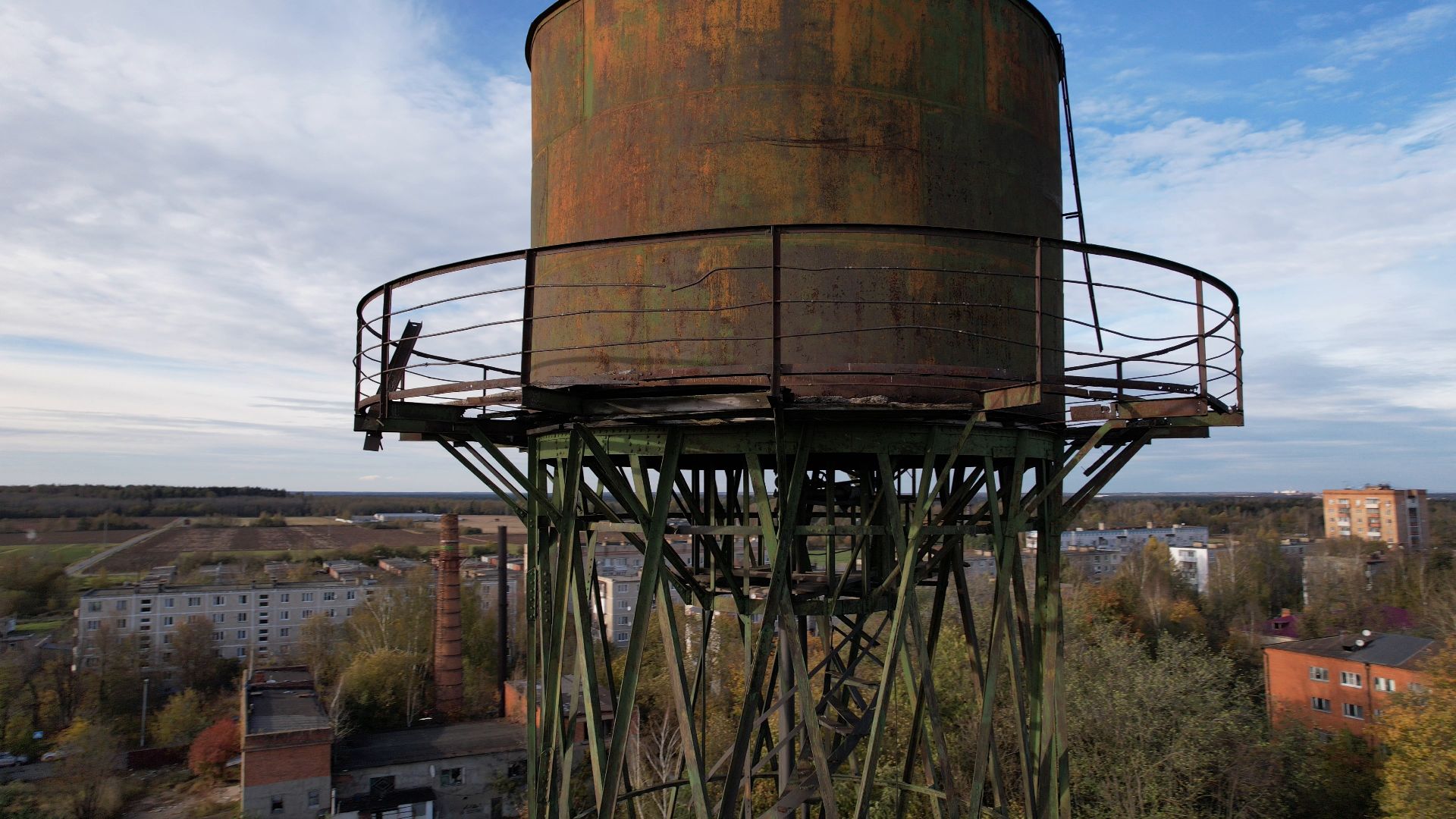 видео с коптера, лобня, история, города,
