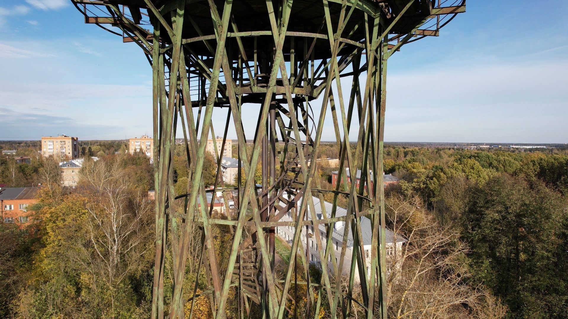 видео с коптера, лобня, история, города,