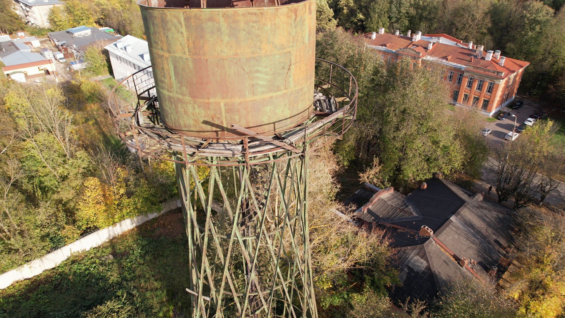 видео с коптера, лобня, история, города,
