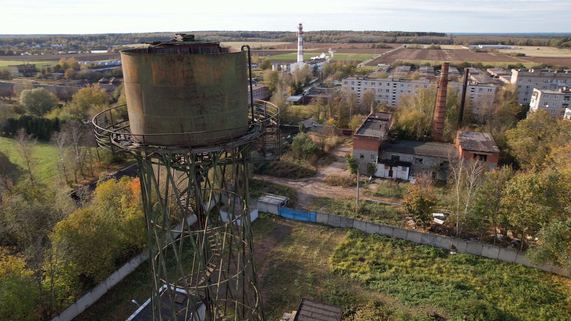 видео с коптера, лобня, история, города,