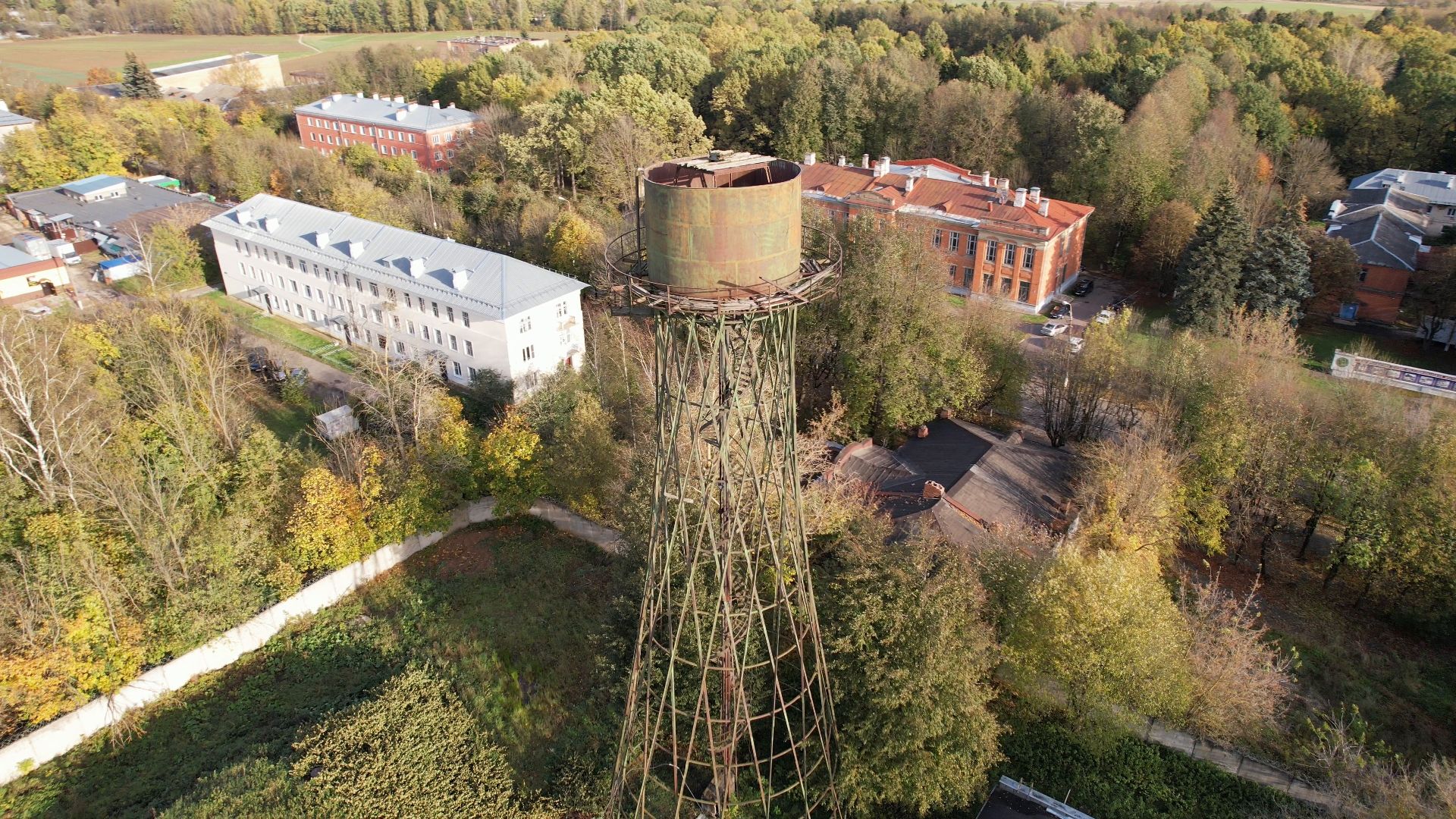 видео с коптера, лобня, история, города,