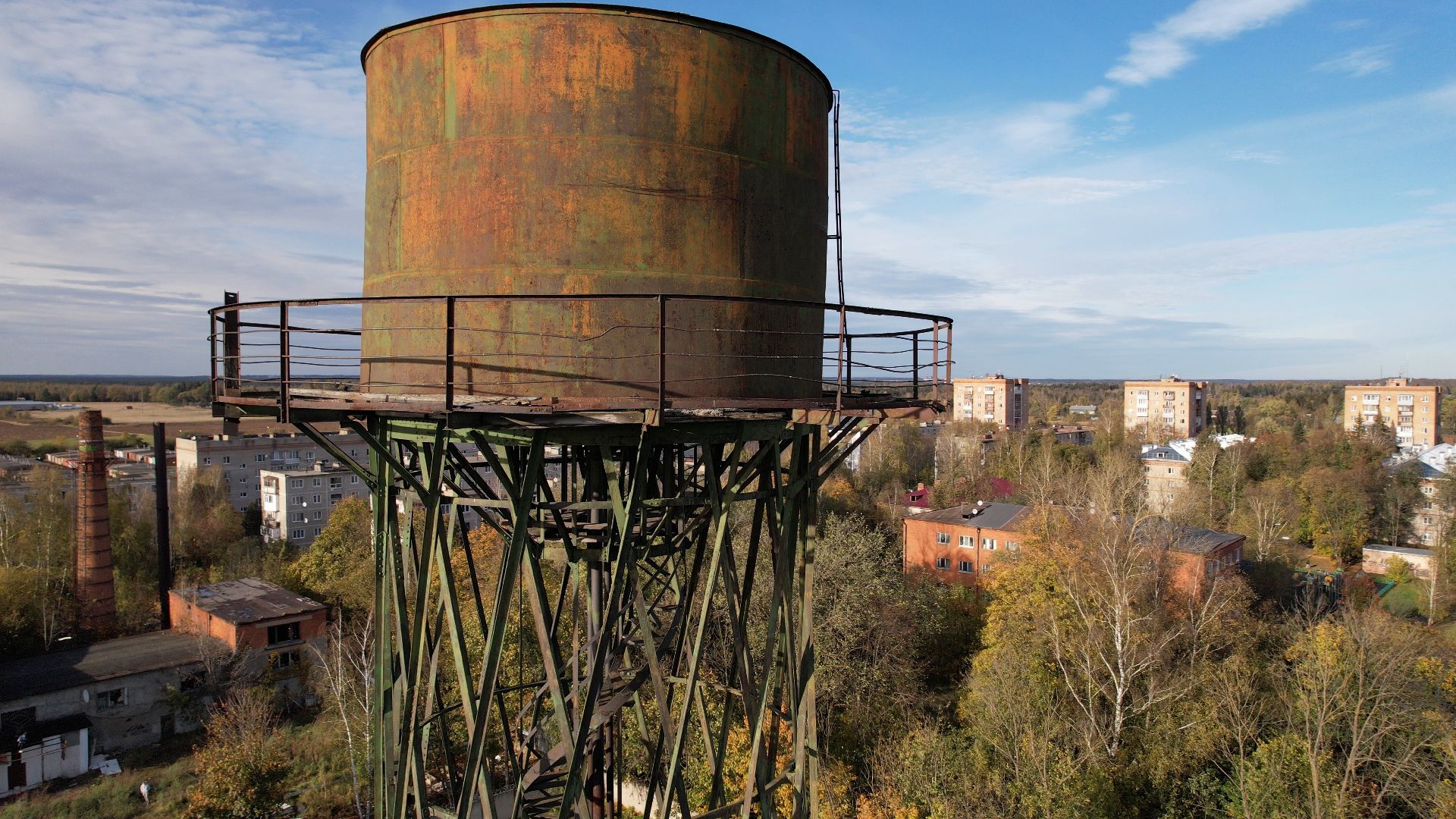 видео с коптера, лобня, история, города,