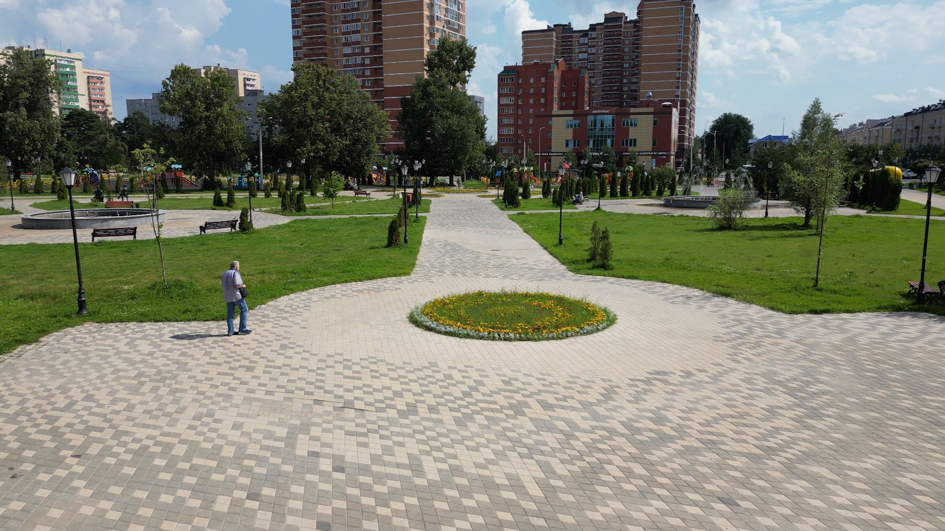 видео с коптера, лосино-петровский, города, история,