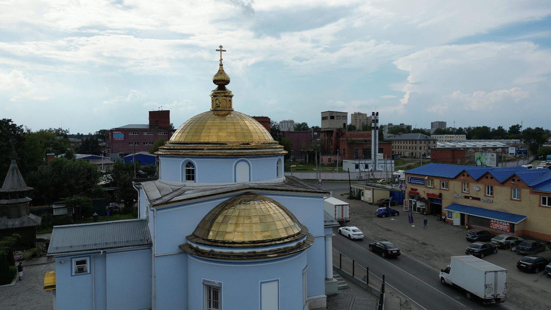 видео с коптера, лосино-петровский, города, история,