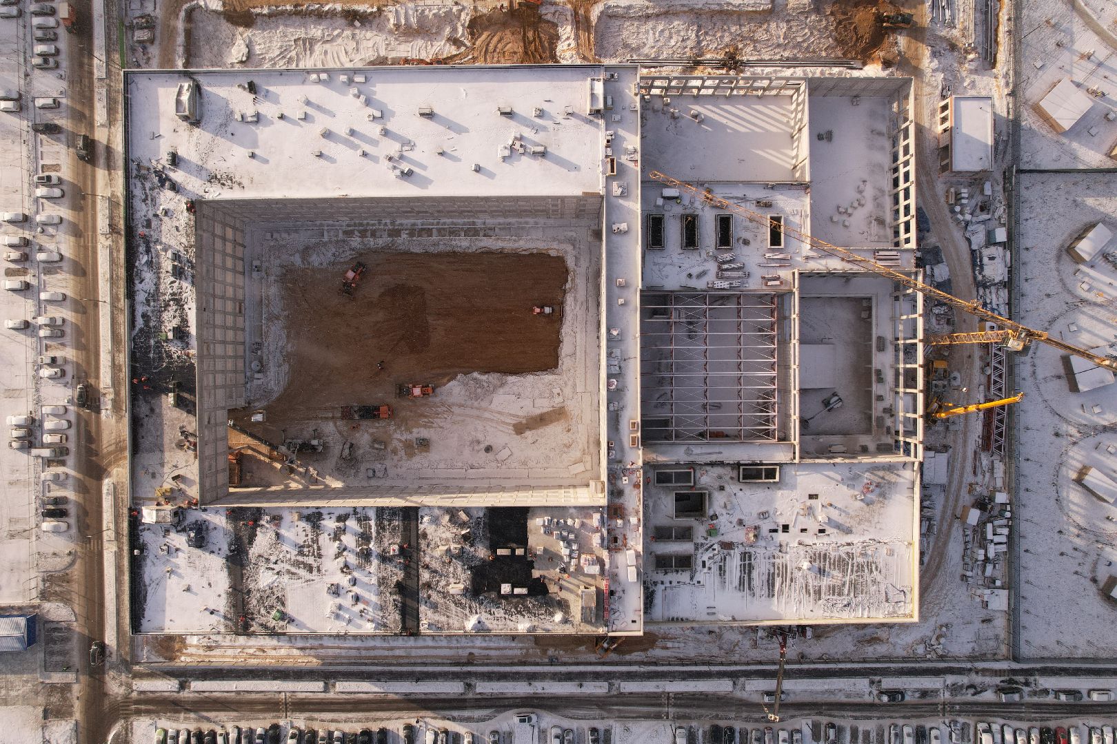 видео с коптера, котельники, школа,