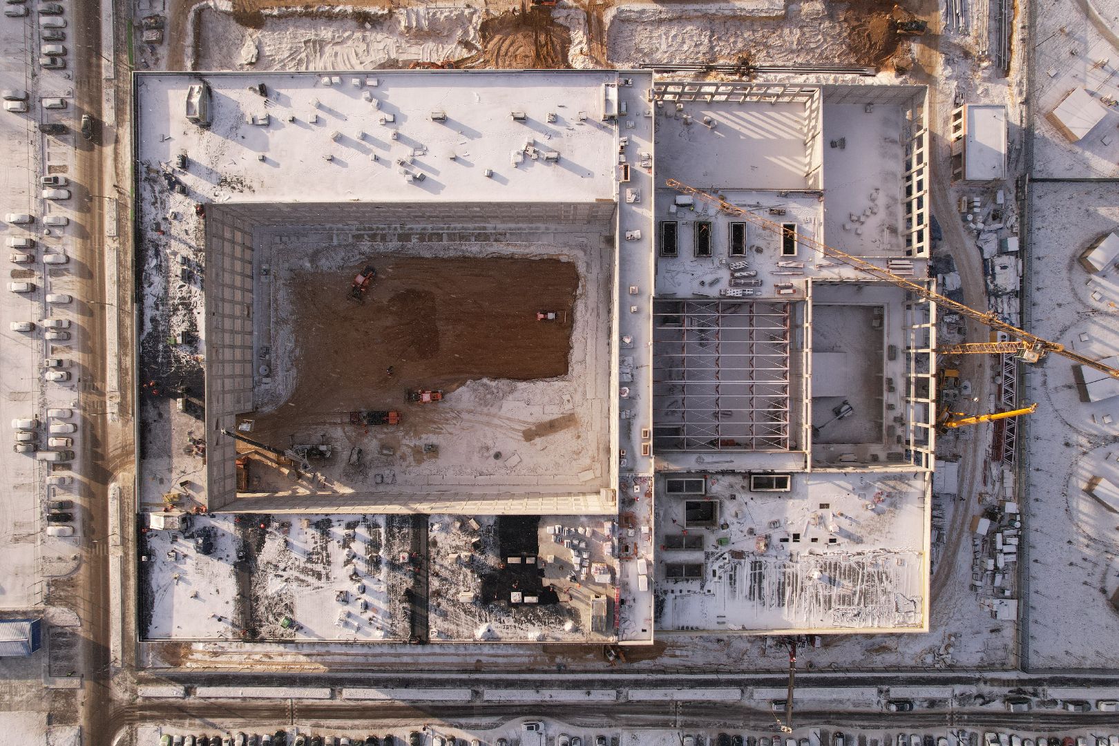 видео с коптера, котельники, школа,