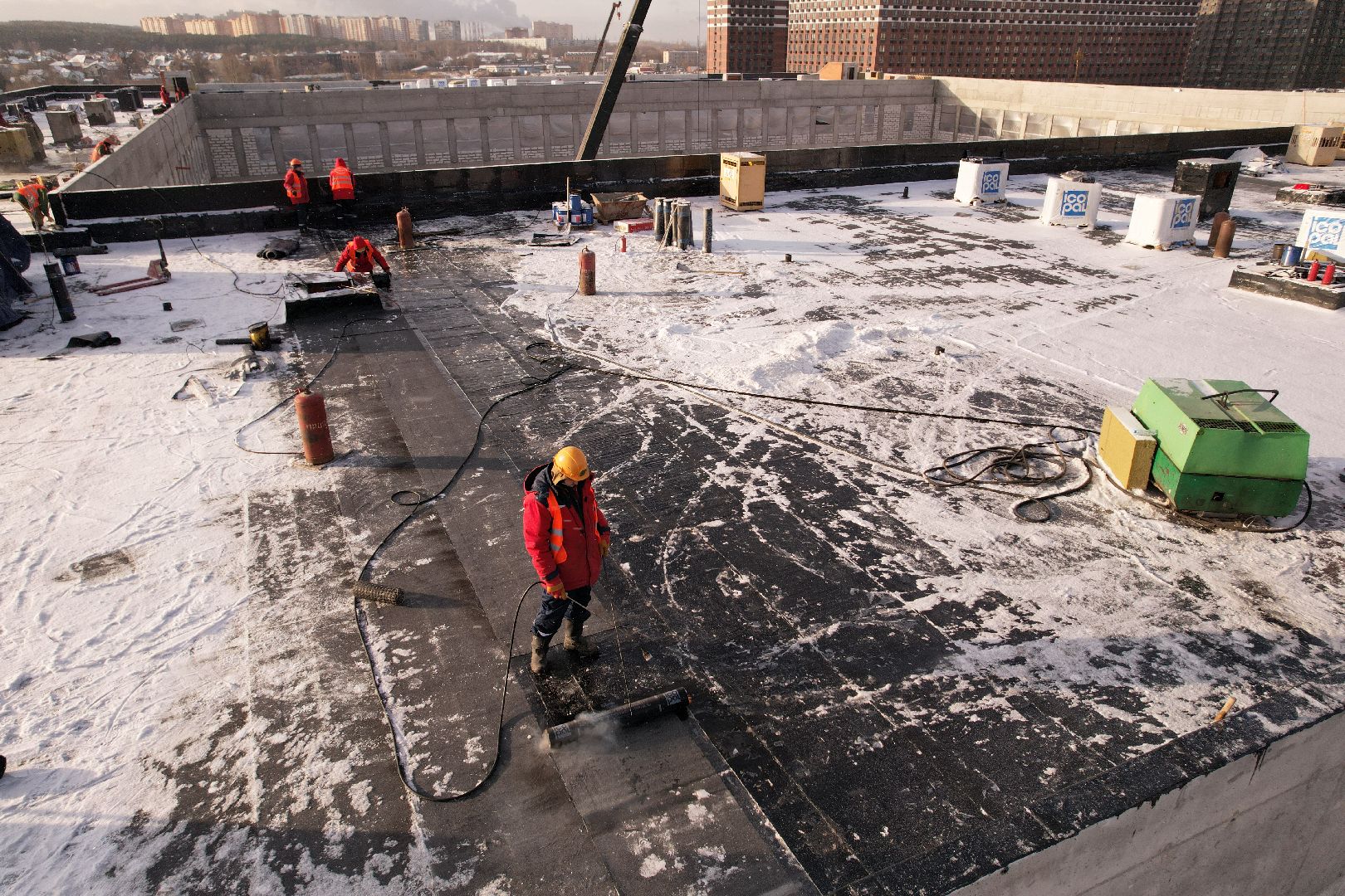видео с коптера, котельники, школа,