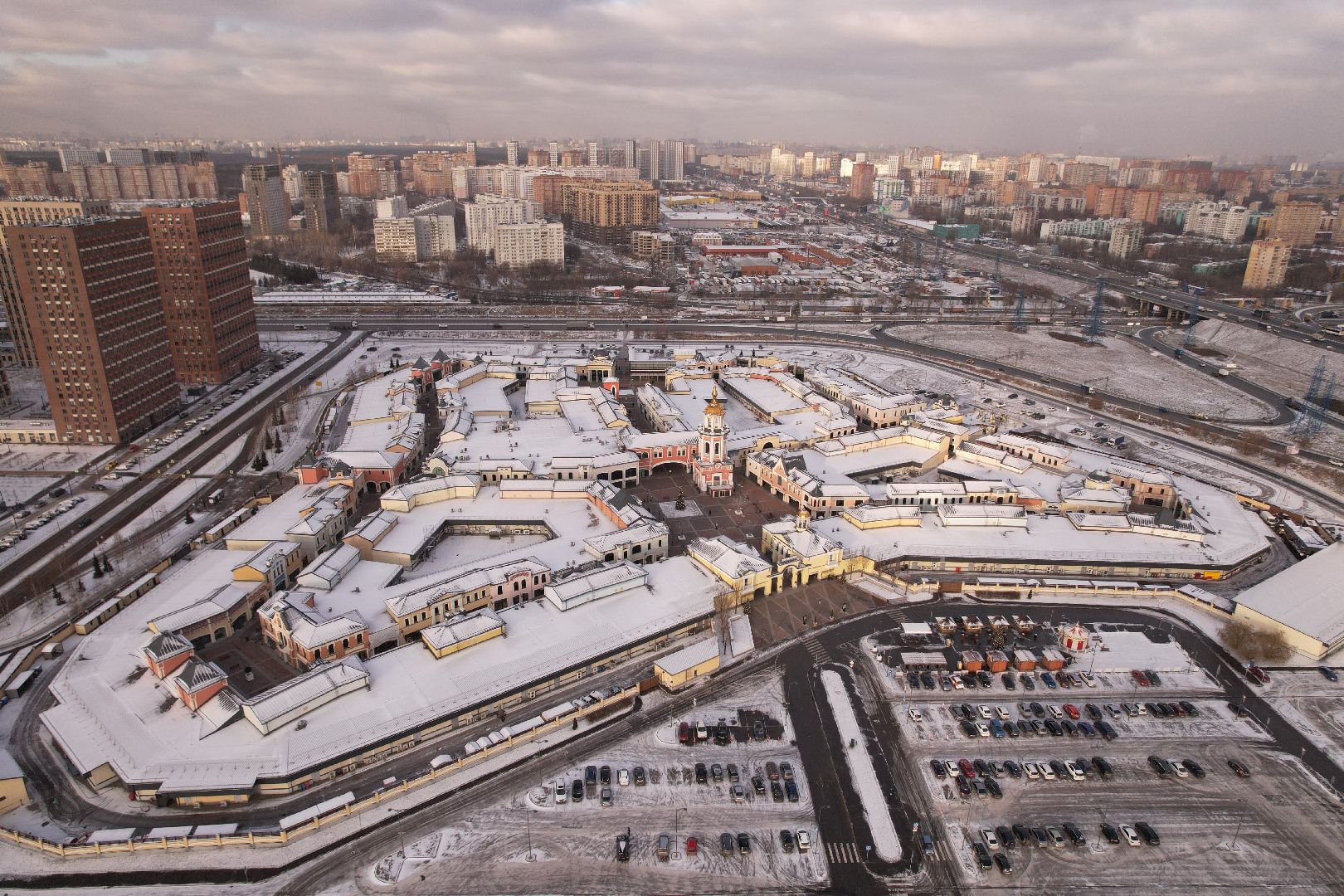 видео с коптера, котельники, школа,