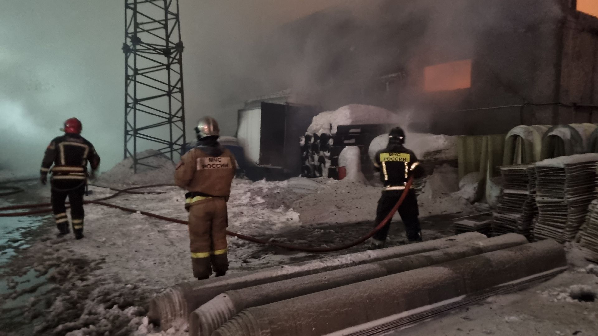 Подмосковье, Ивантеевка, ЧП, Пожар,