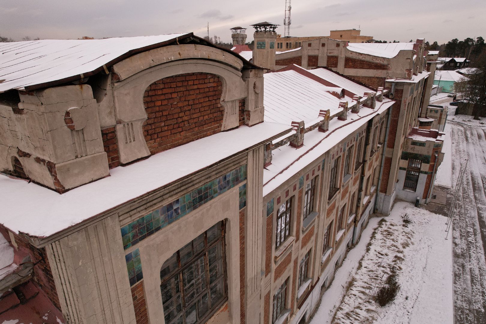 видео с коптера, школа, фильм,