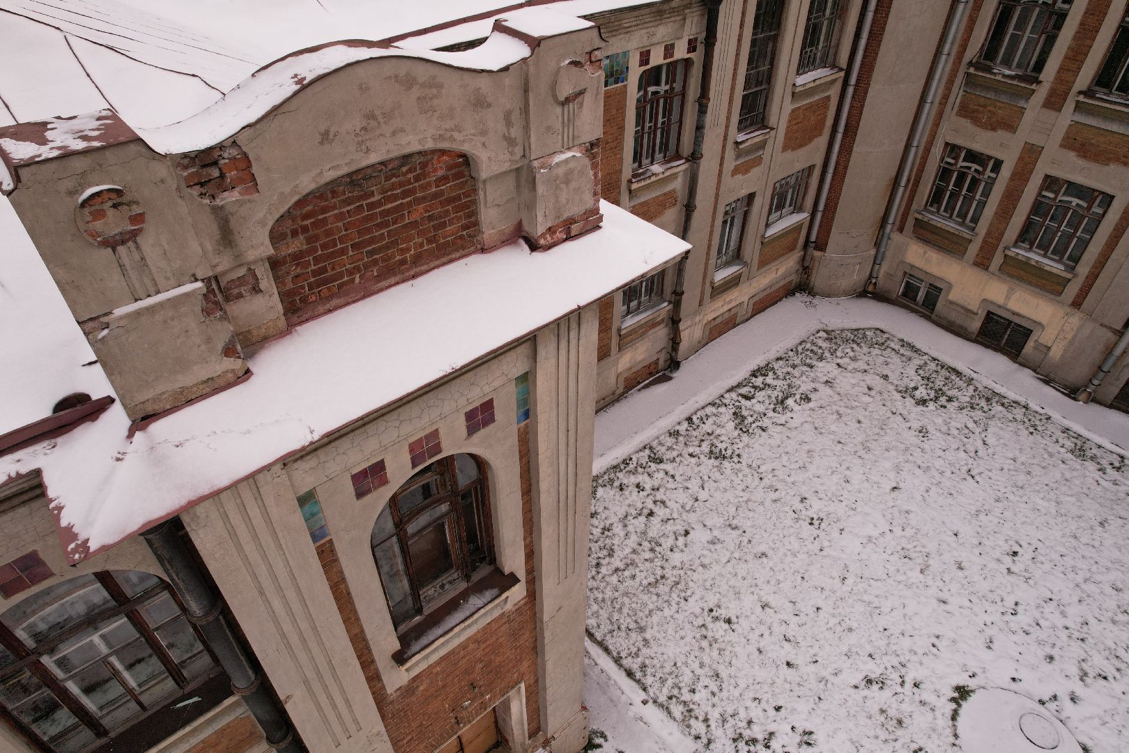 видео с коптера, школа, фильм,