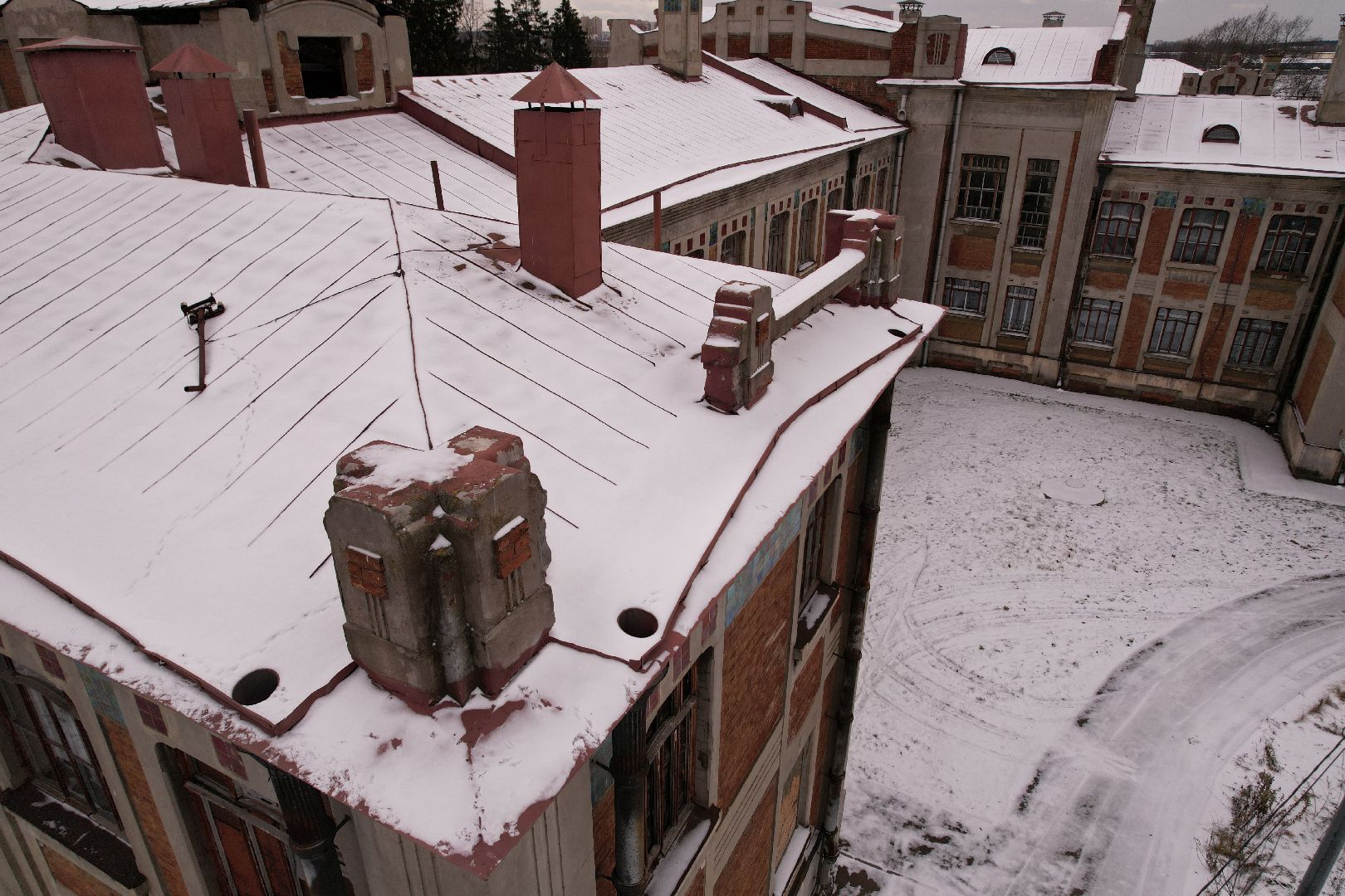 видео с коптера, школа, фильм,