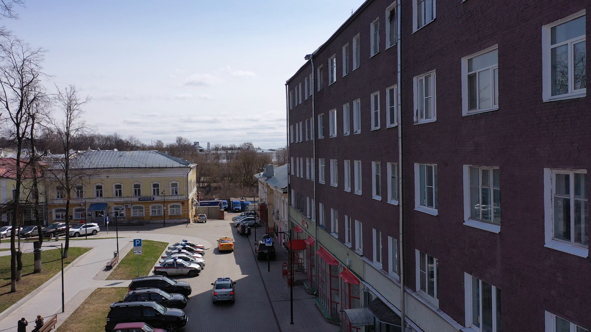 видео с коптера, серпухов, архитектура, города,