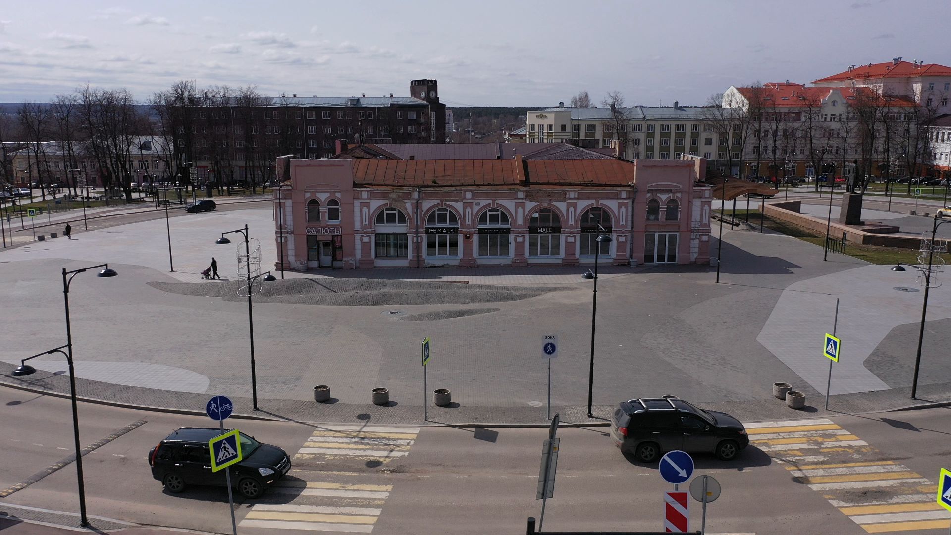 видео с коптера, серпухов, архитектура, города,