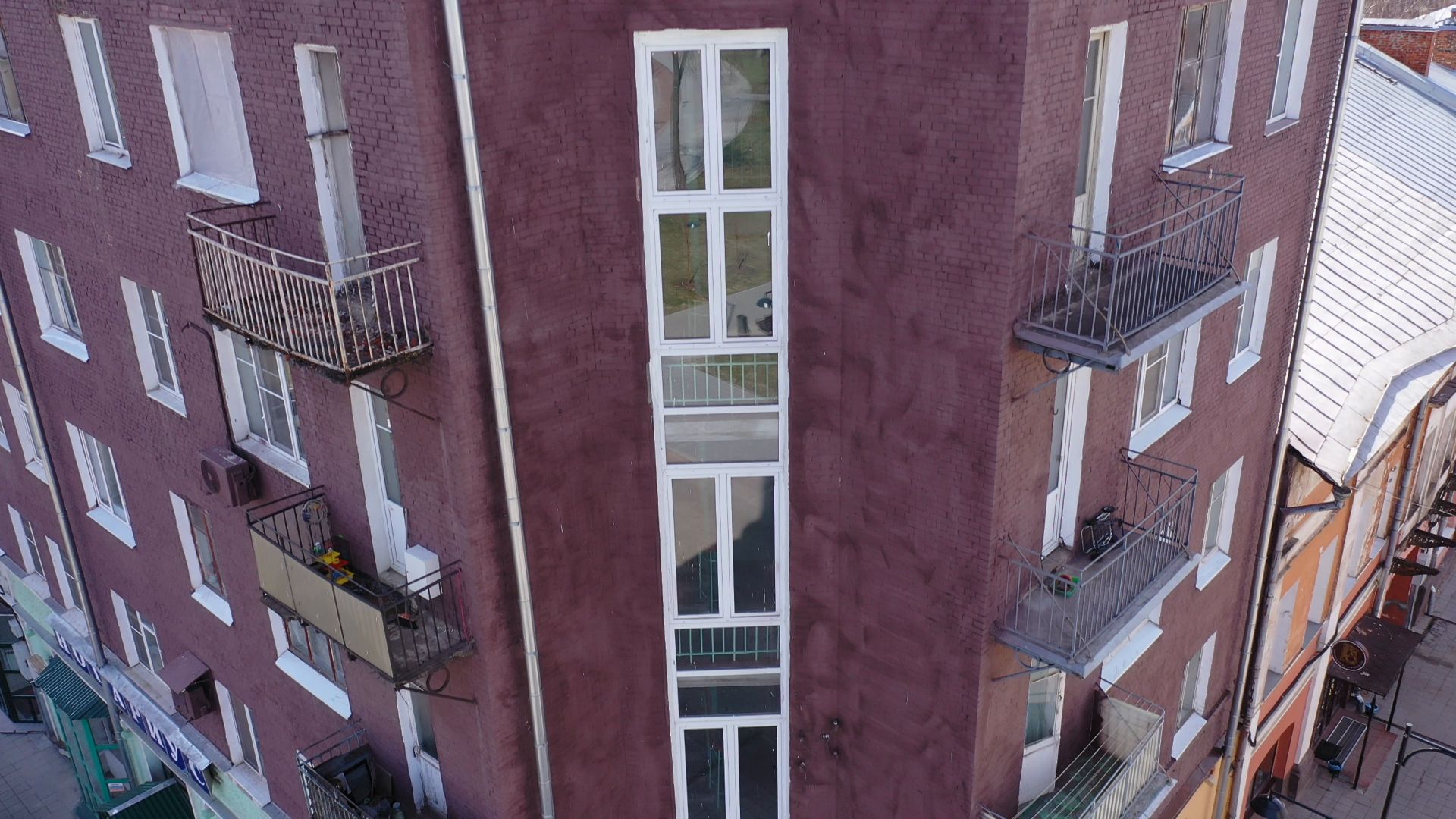 видео с коптера, серпухов, архитектура, города,