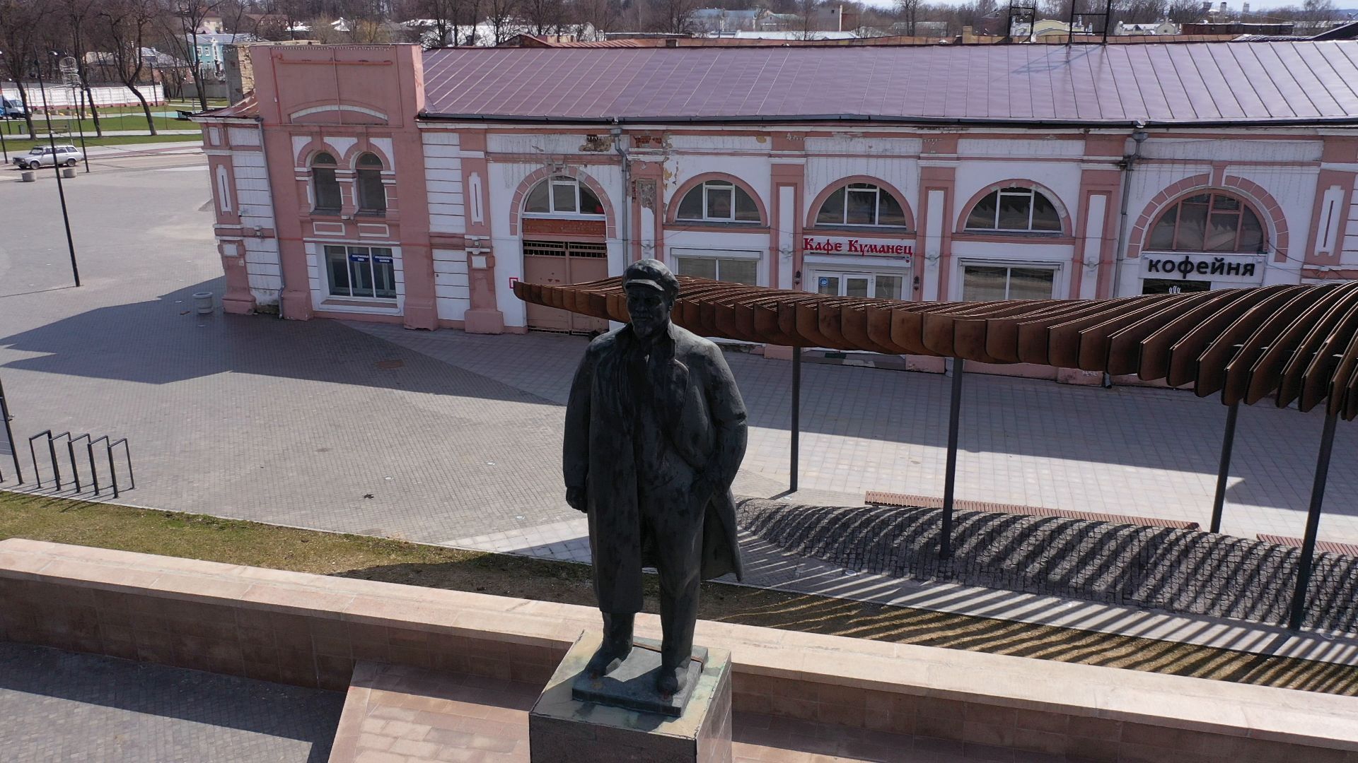 видео с коптера, серпухов, архитектура, города,