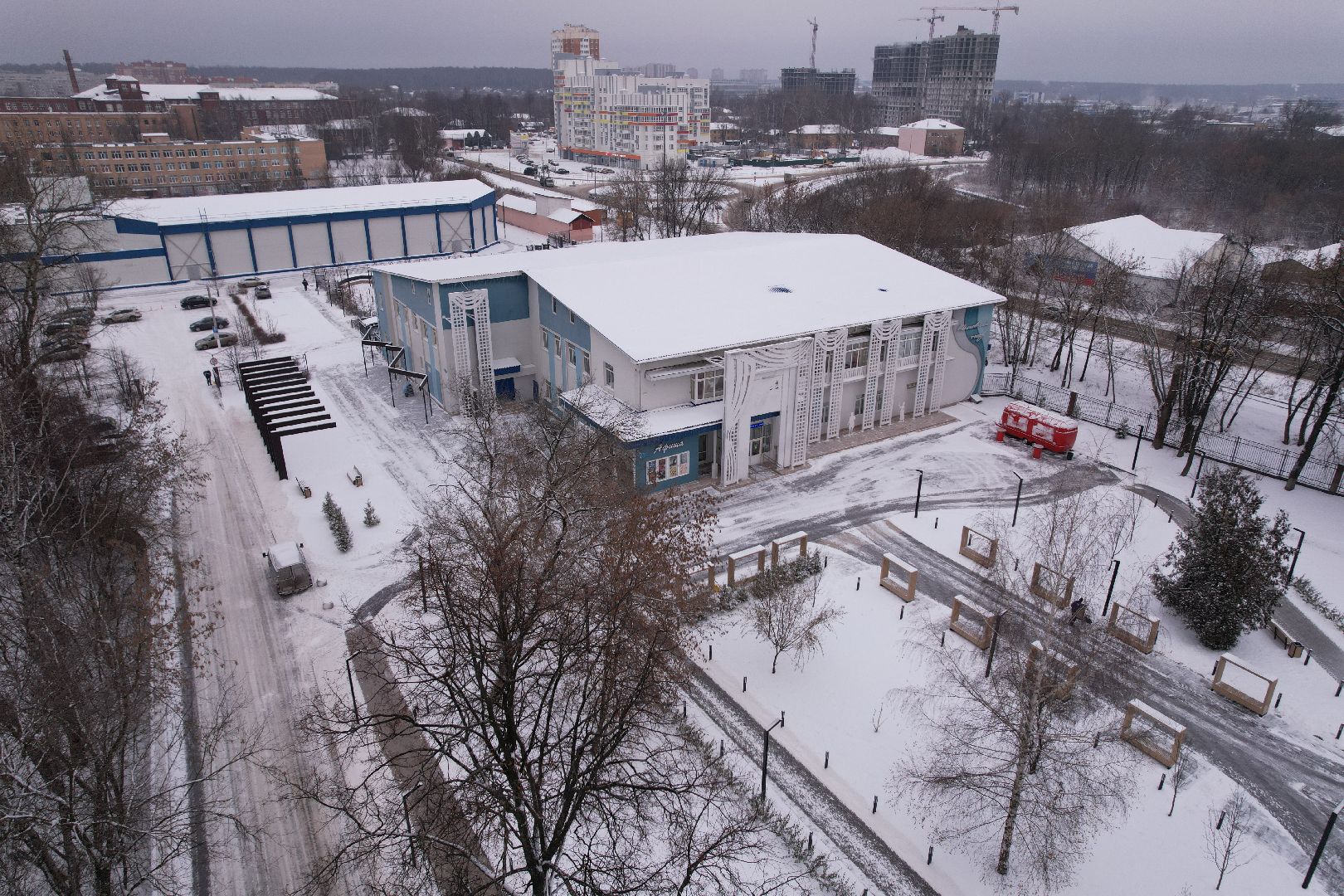 видео с коптера,