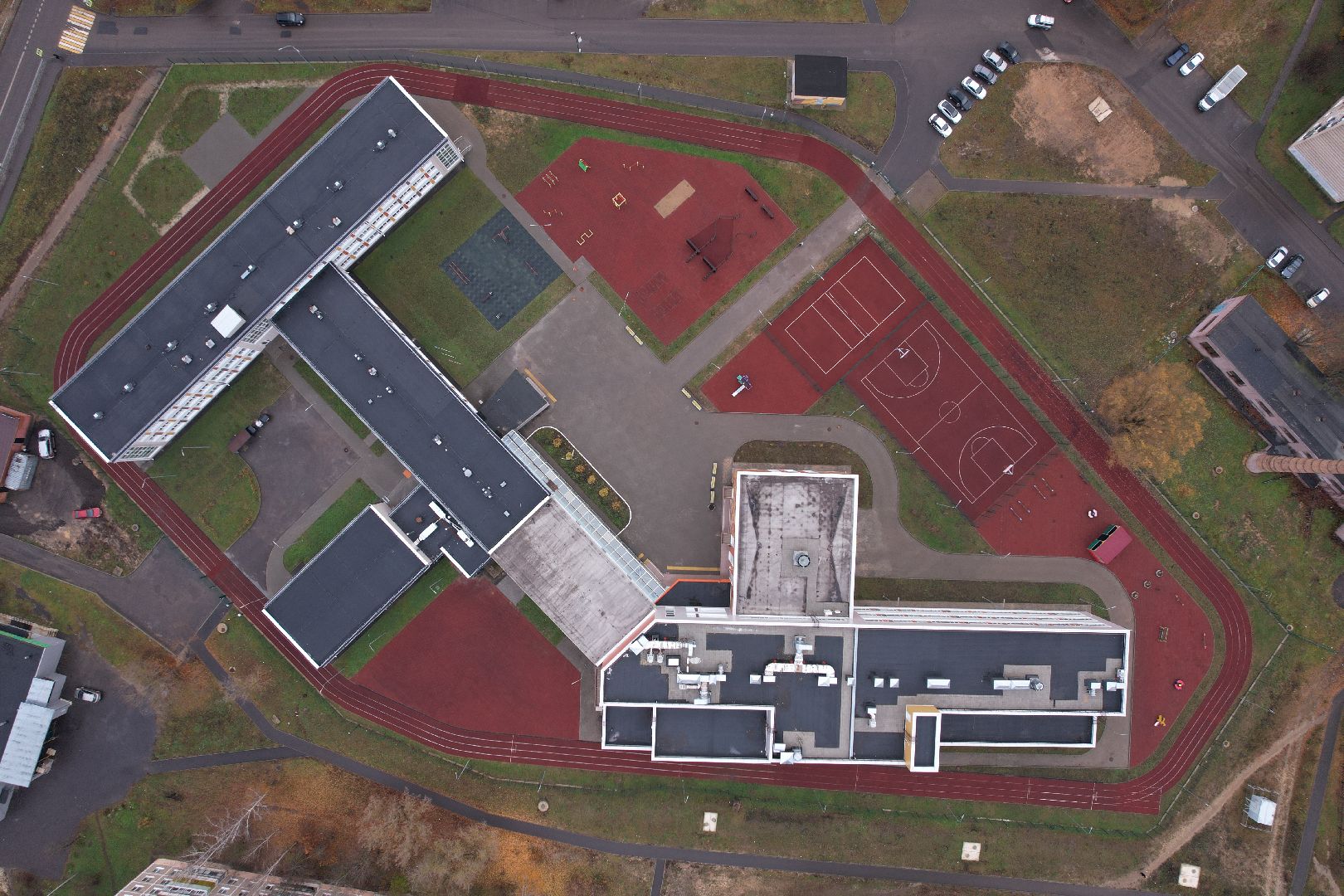 видео с коптера, озеры, образование, строительство,