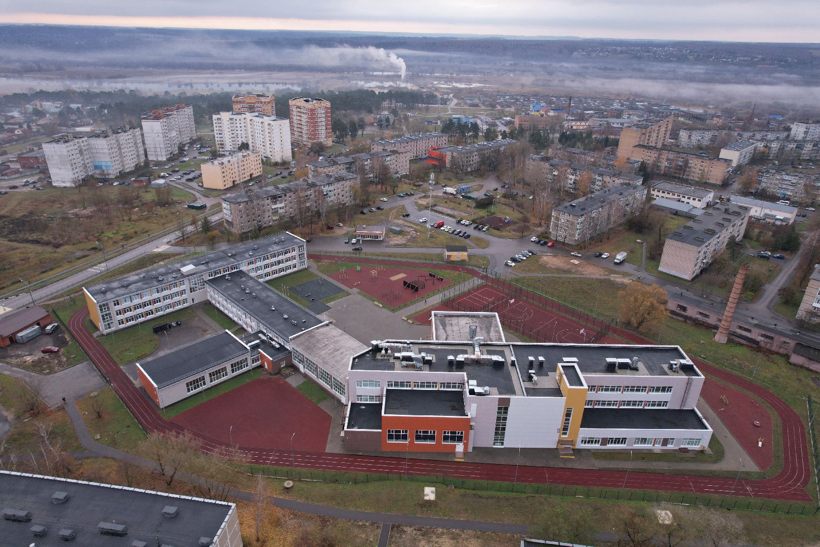 видео с коптера, озеры, образование, строительство,