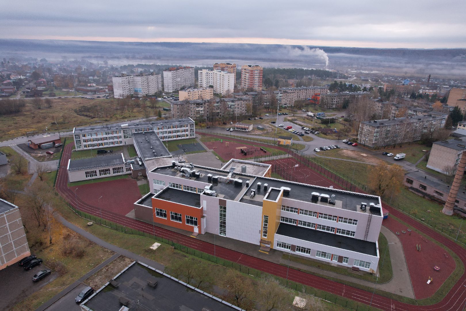 видео с коптера, озеры, образование, строительство,