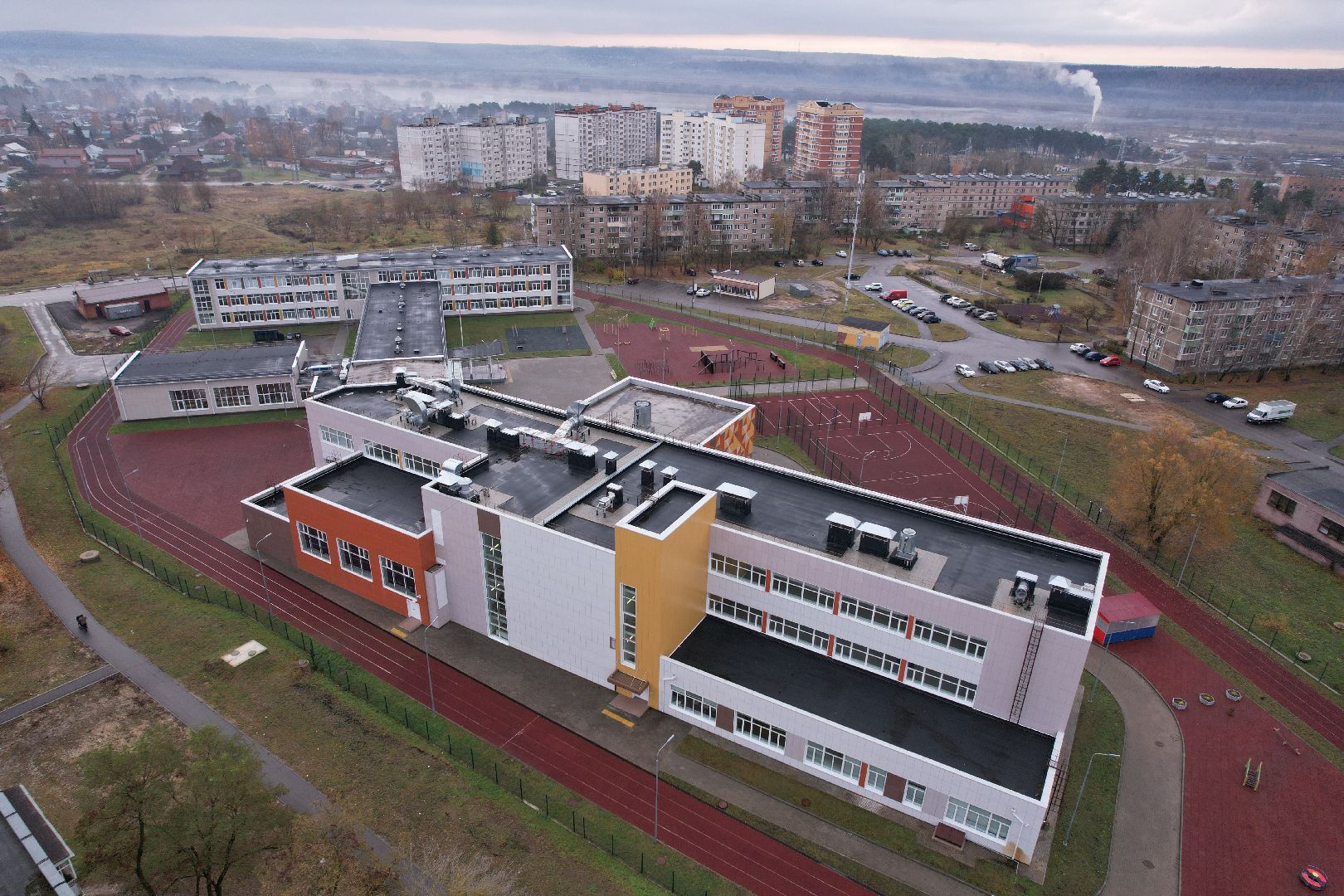 видео с коптера, озеры, образование, строительство,