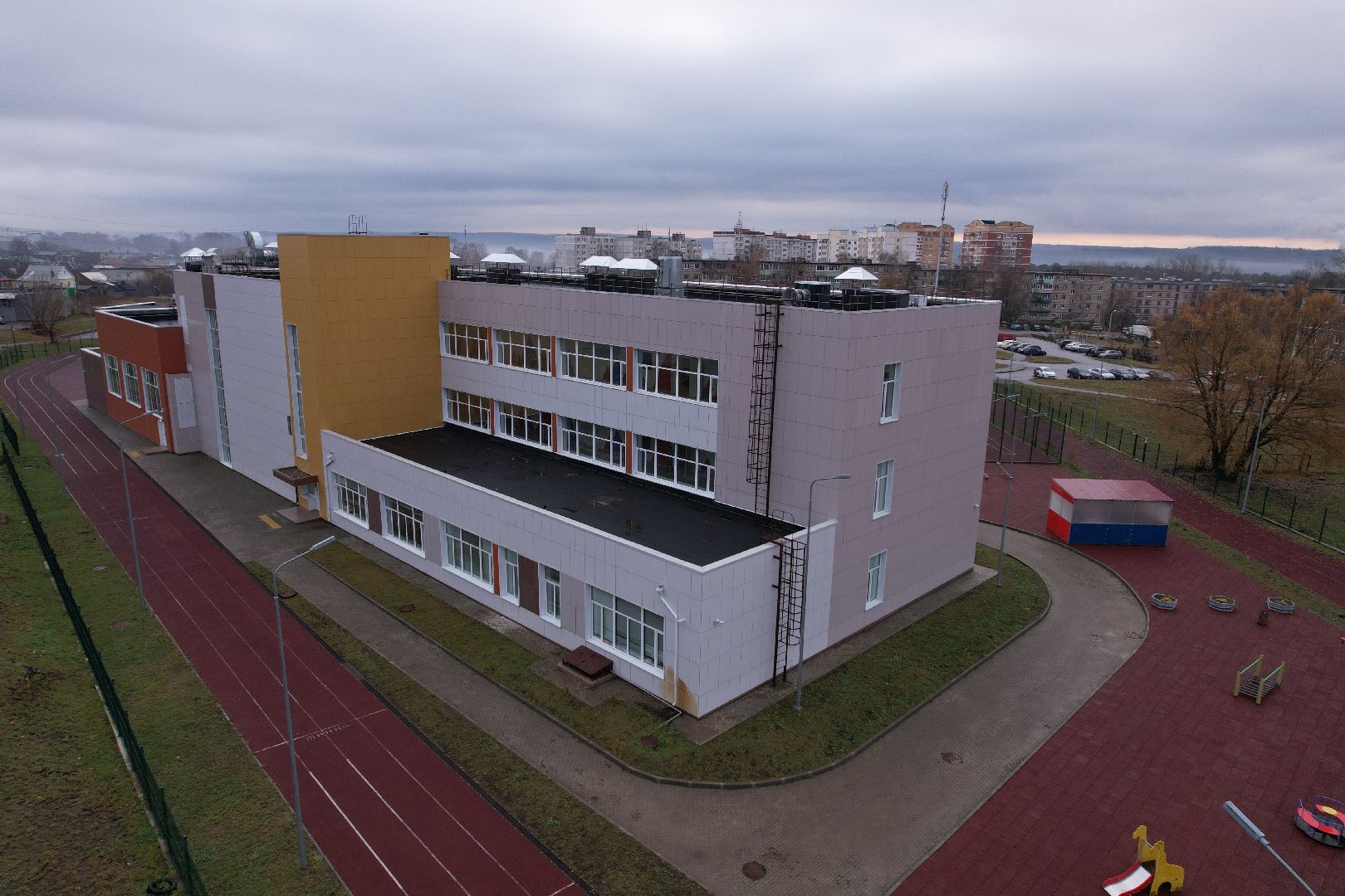 видео с коптера, озеры, образование, строительство,