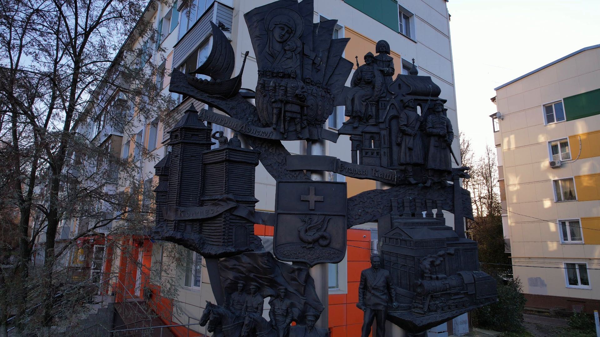 видео с коптера, кашира, благоустройство,