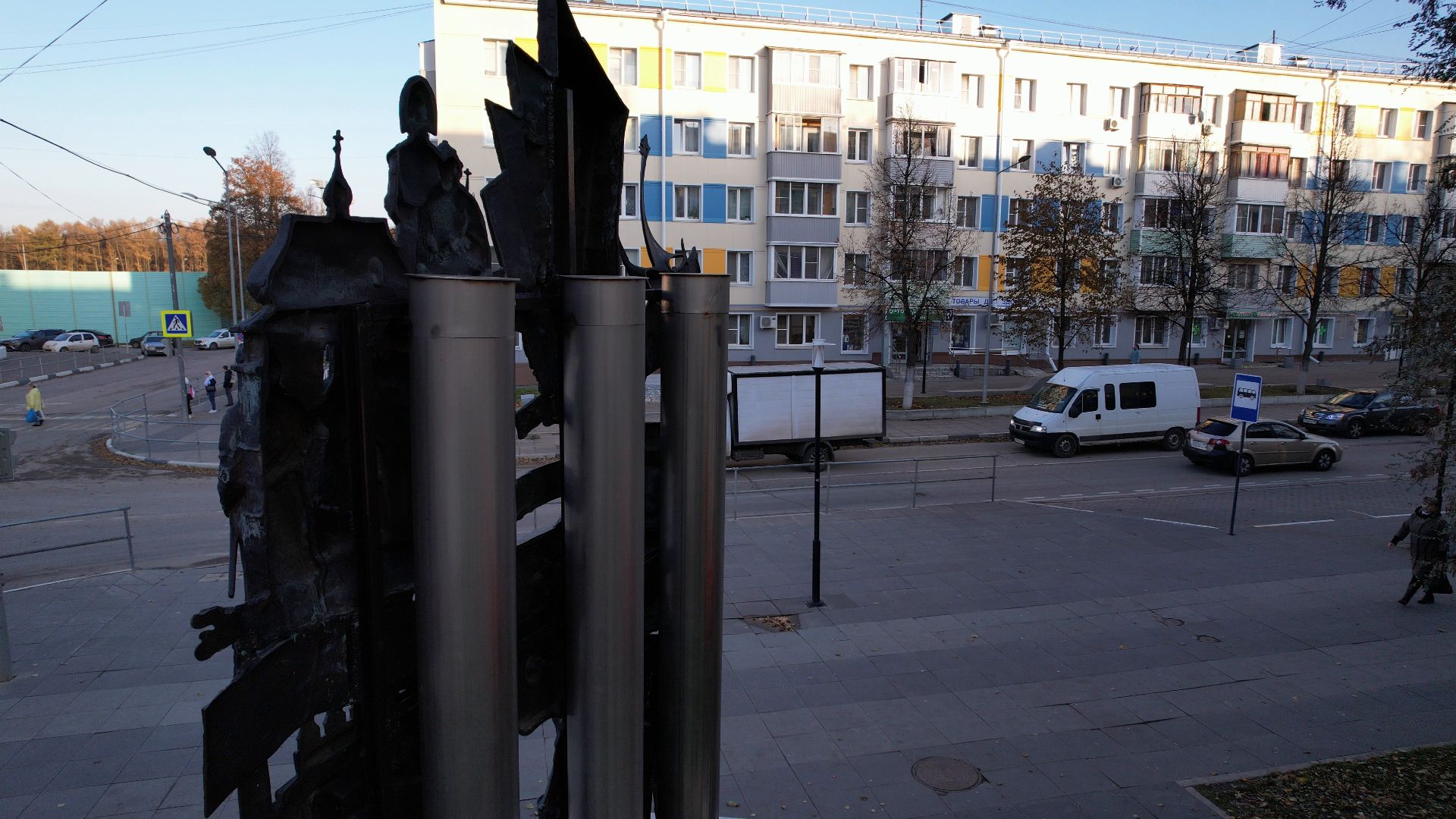 видео с коптера, кашира, благоустройство,