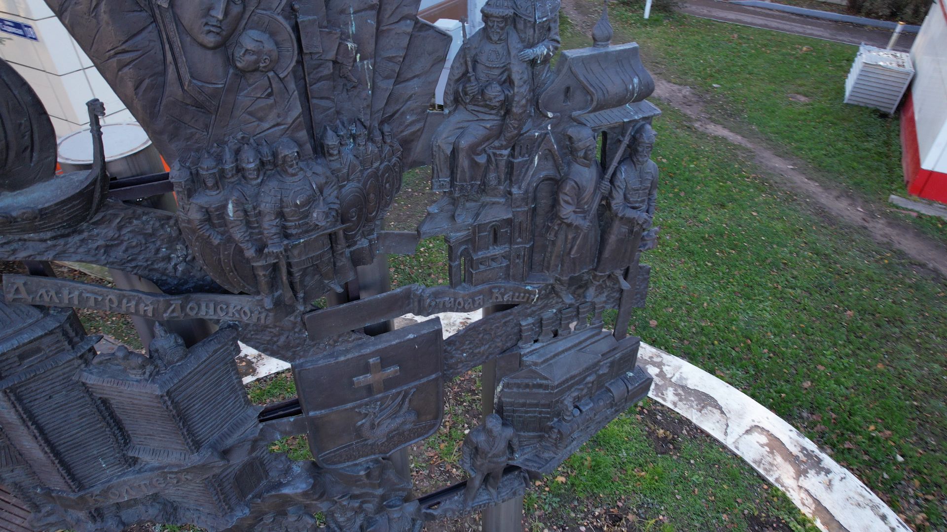 видео с коптера, кашира, благоустройство,