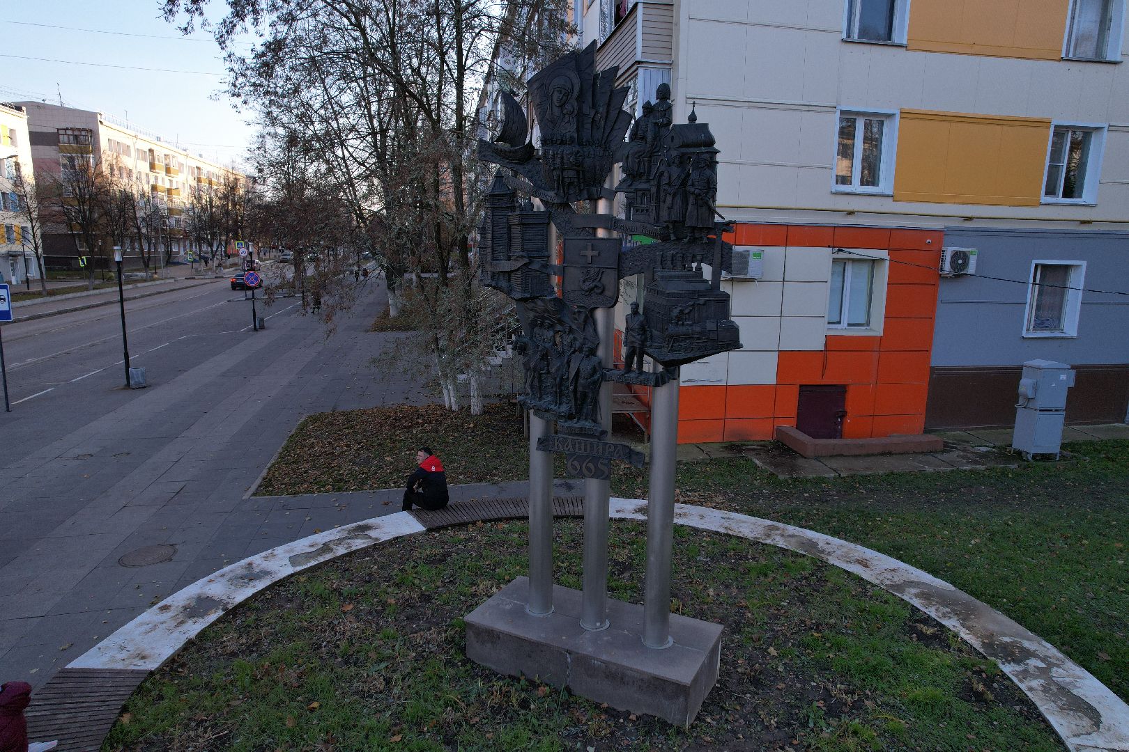 видео с коптера, кашира, благоустройство,