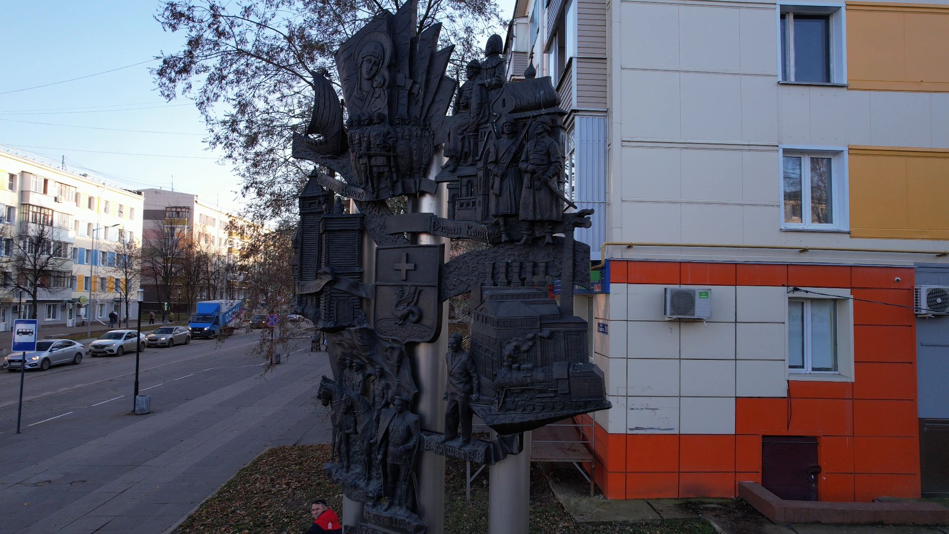 видео с коптера, кашира, благоустройство,