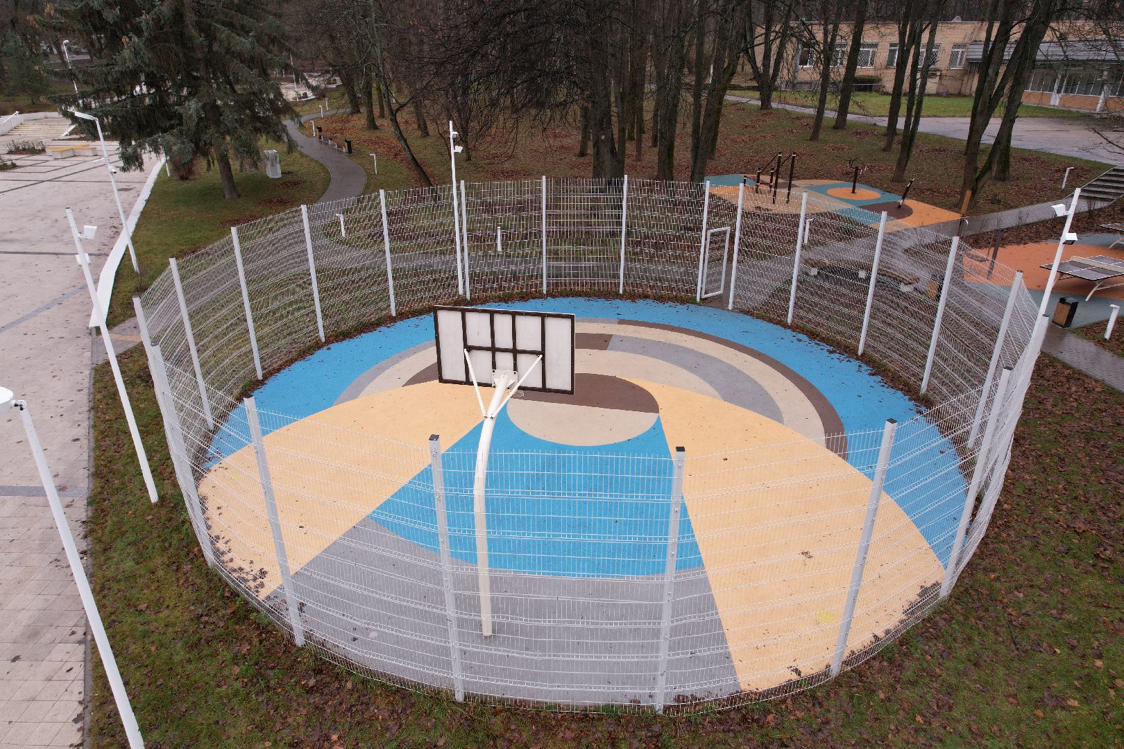 видео с коптера, благоустройство, пущино,